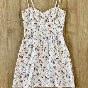 Reformation Linen Floral Summer Dress